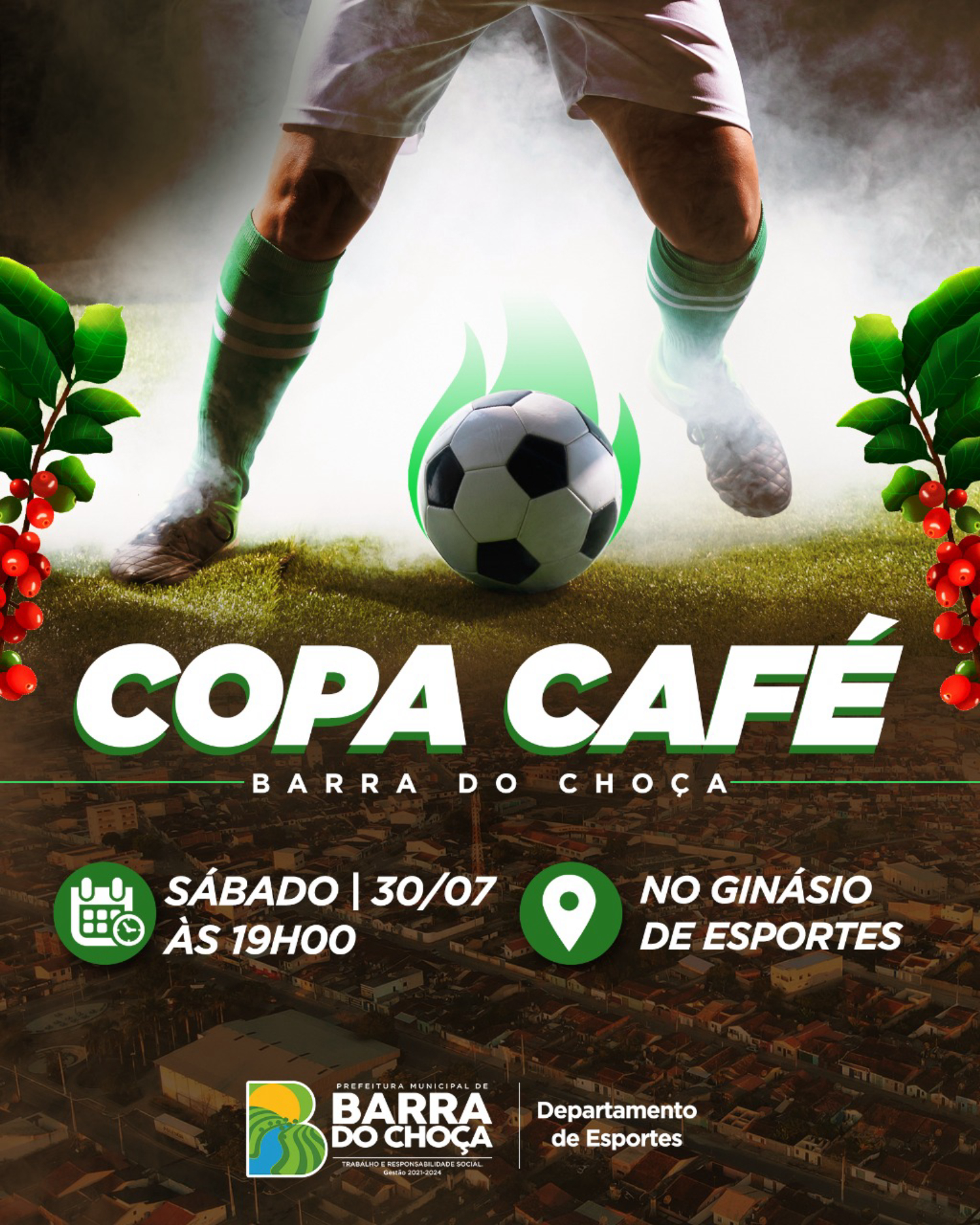 Você não pode perder mais um evento esportivo de Barra do Choça! A Copa Café de futsal!
