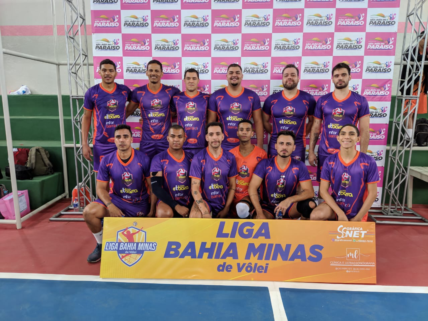 Prefeitura de Barra do Choça apoia time de vôlei que se classifica para nova etapa